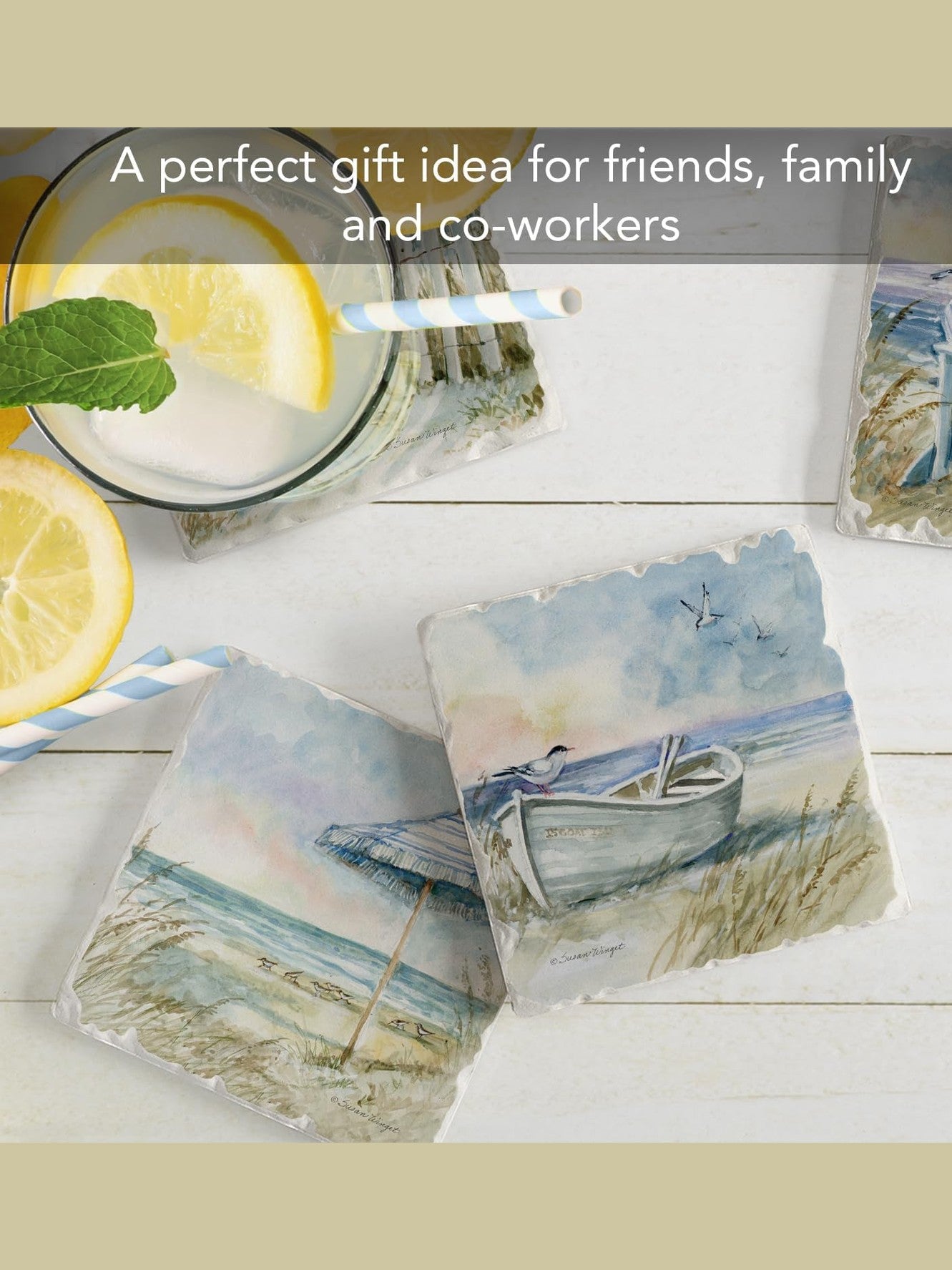 Coaster Coastal Sanctuary&nbsp; 4Pk 4x4" 05-03051