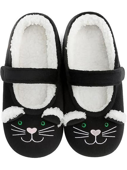 Slippers Baby Patch Pal Black Kitty bmjfa-kitty
