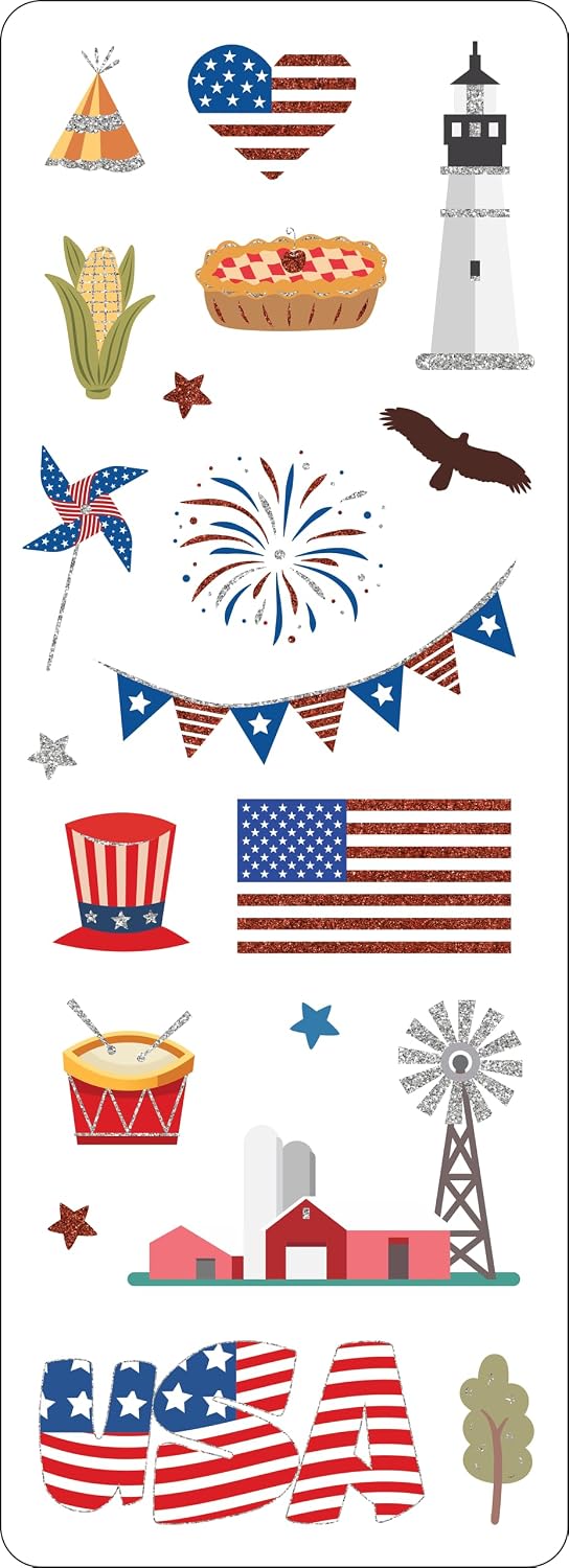 Sticker Set America 110pc 347114