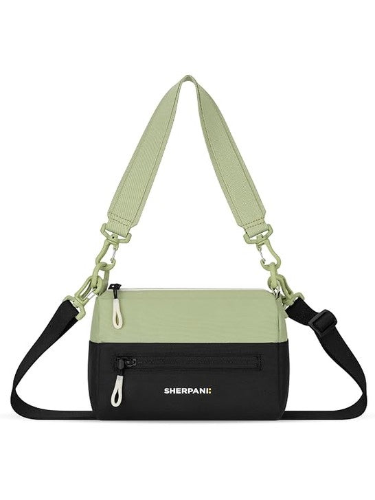 Crossbody Bag Small 2 Strap Skye Palm Green/Black  ss26