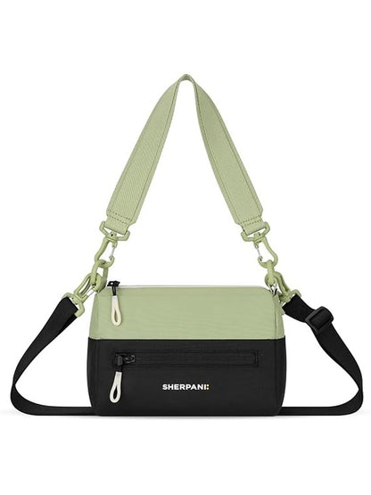 Crossbody Bag Small 2 Strap Skye Palm Green/Black  ss26