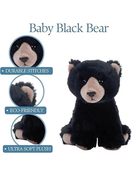 Zoologee-Wild Onez Black Bear 6" 421026