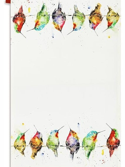 Tea Towel Hummers On A Wire 17x28" 1004610336