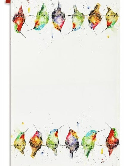 Tea Towel Hummers On A Wire 17x28" 1004610336