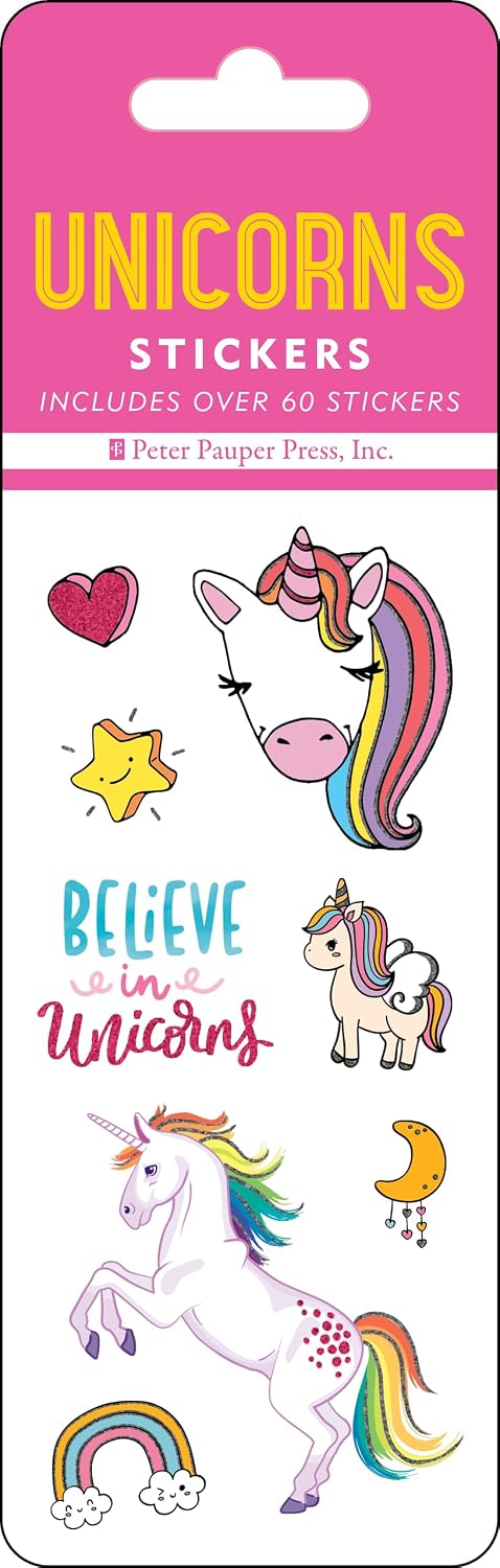 Sticker Set Unicorns 60pc 340771
