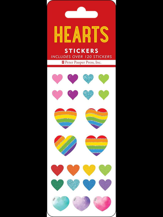 Sticker Set Hearts 120pc 340702