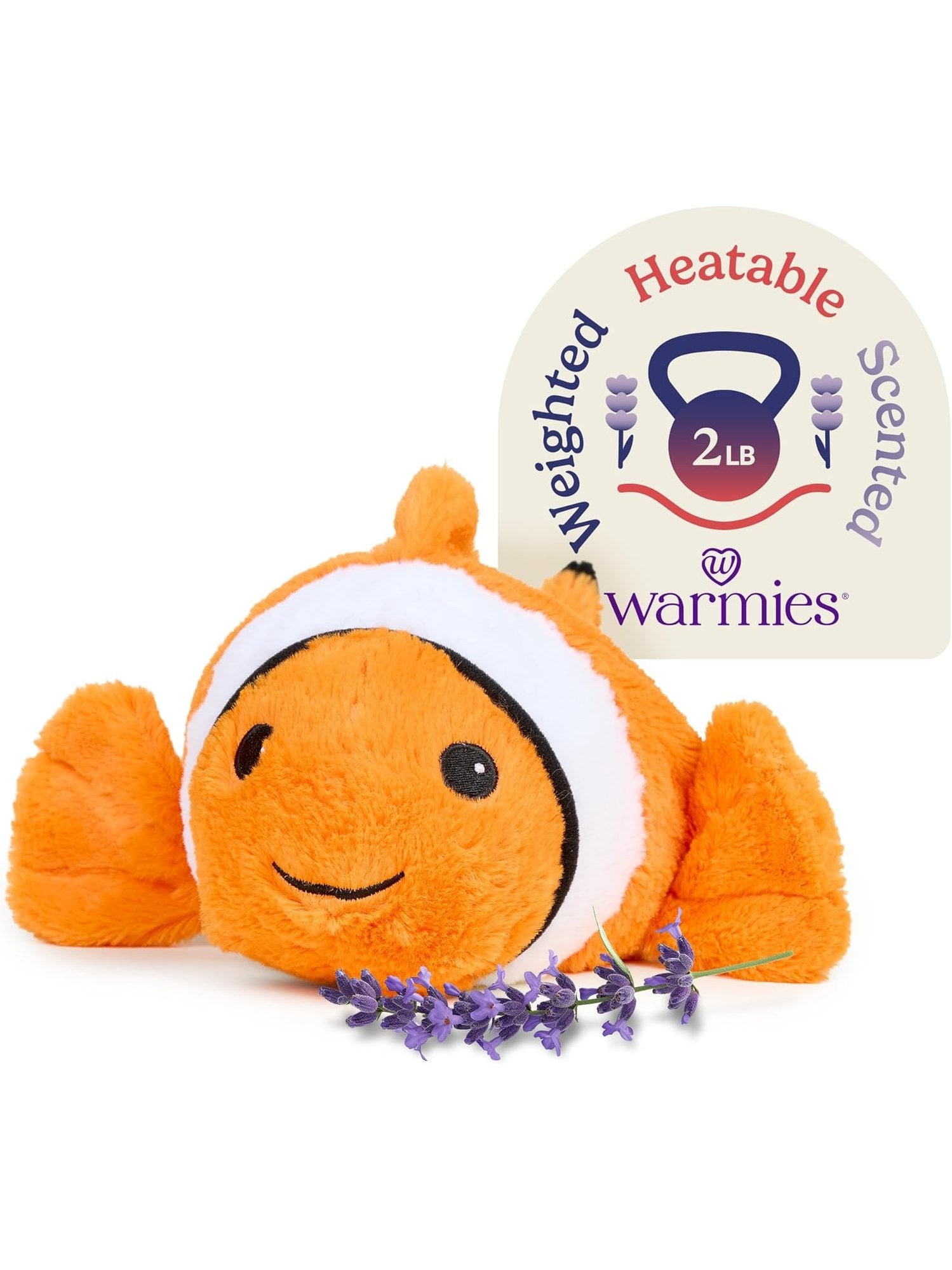 Clown Fish Orange Heatable Stuffed Animals Cp-Cfish-1 
