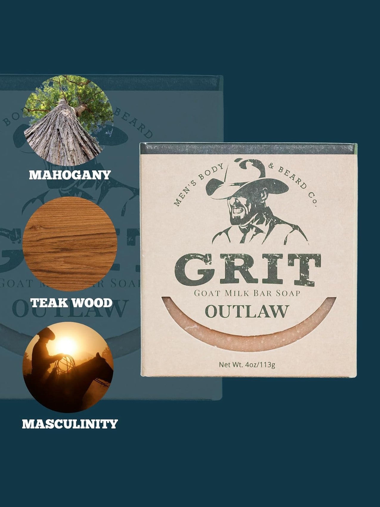 Bar Soap Outlaw Goats Milk Soap Grit Soap Supply&nbsp; Gbs-Out