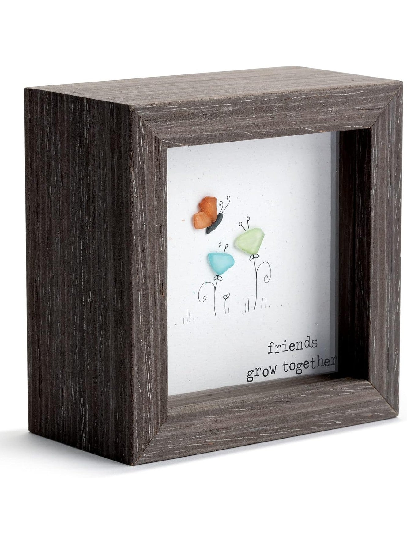 Shadow Box Friends Grow Together Butterfly/Flower 1004370151