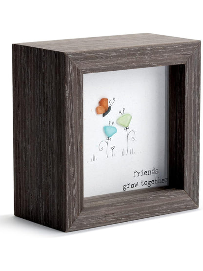 Shadow Box Friends Grow Together Butterfly/Flower 1004370151