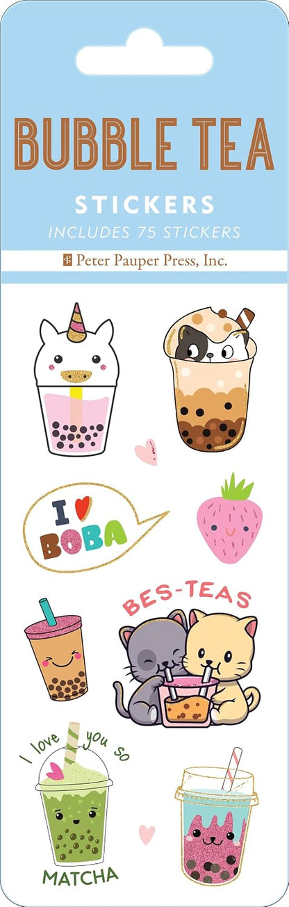  Sticker Set Bubble Tea 70pc 344625