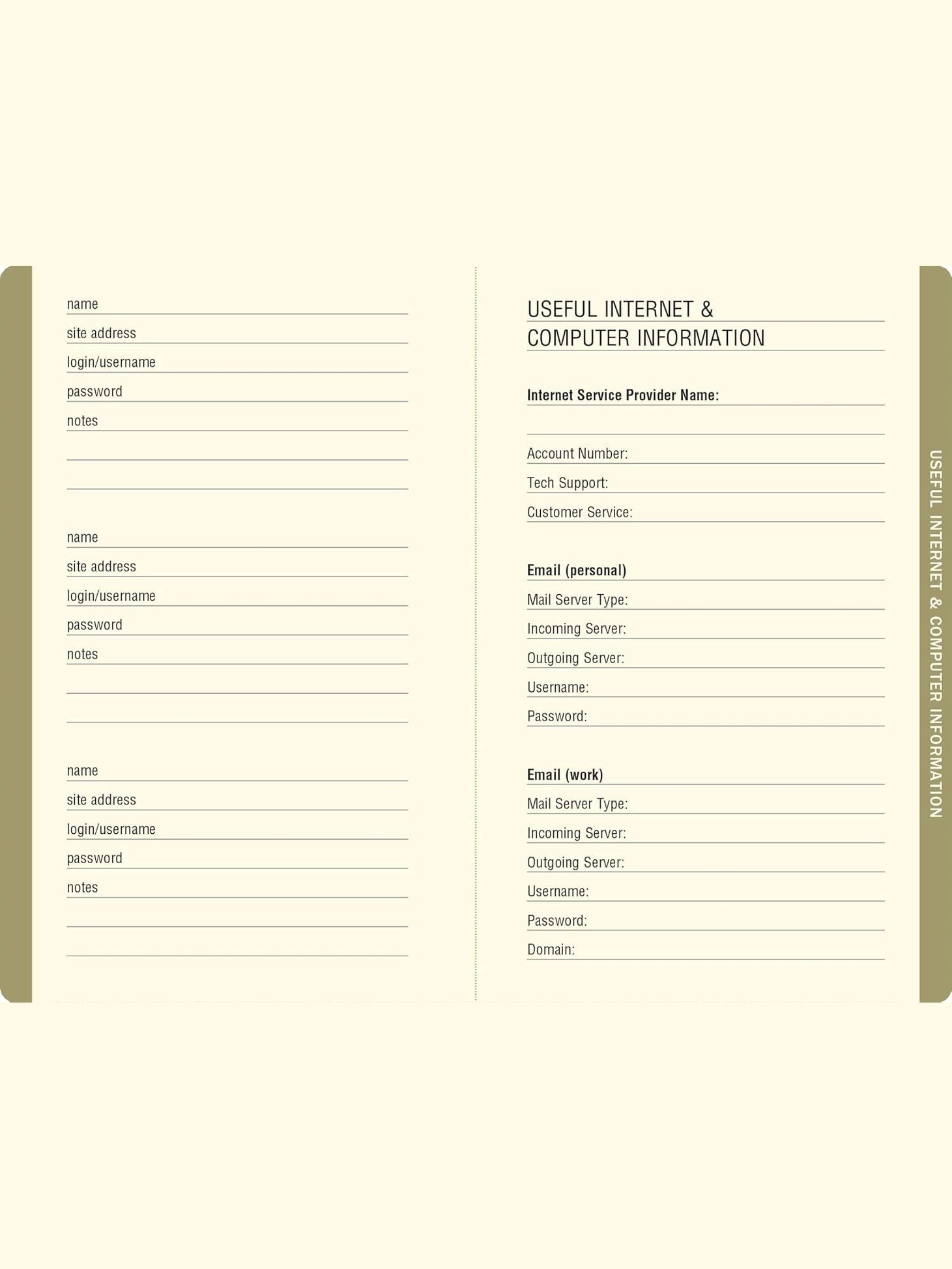 Address Book Midnight Floral Log Book  4" x 5" 34848