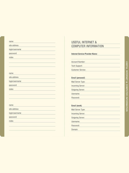 Address Book Midnight Floral Log Book  4" x 5" 34848