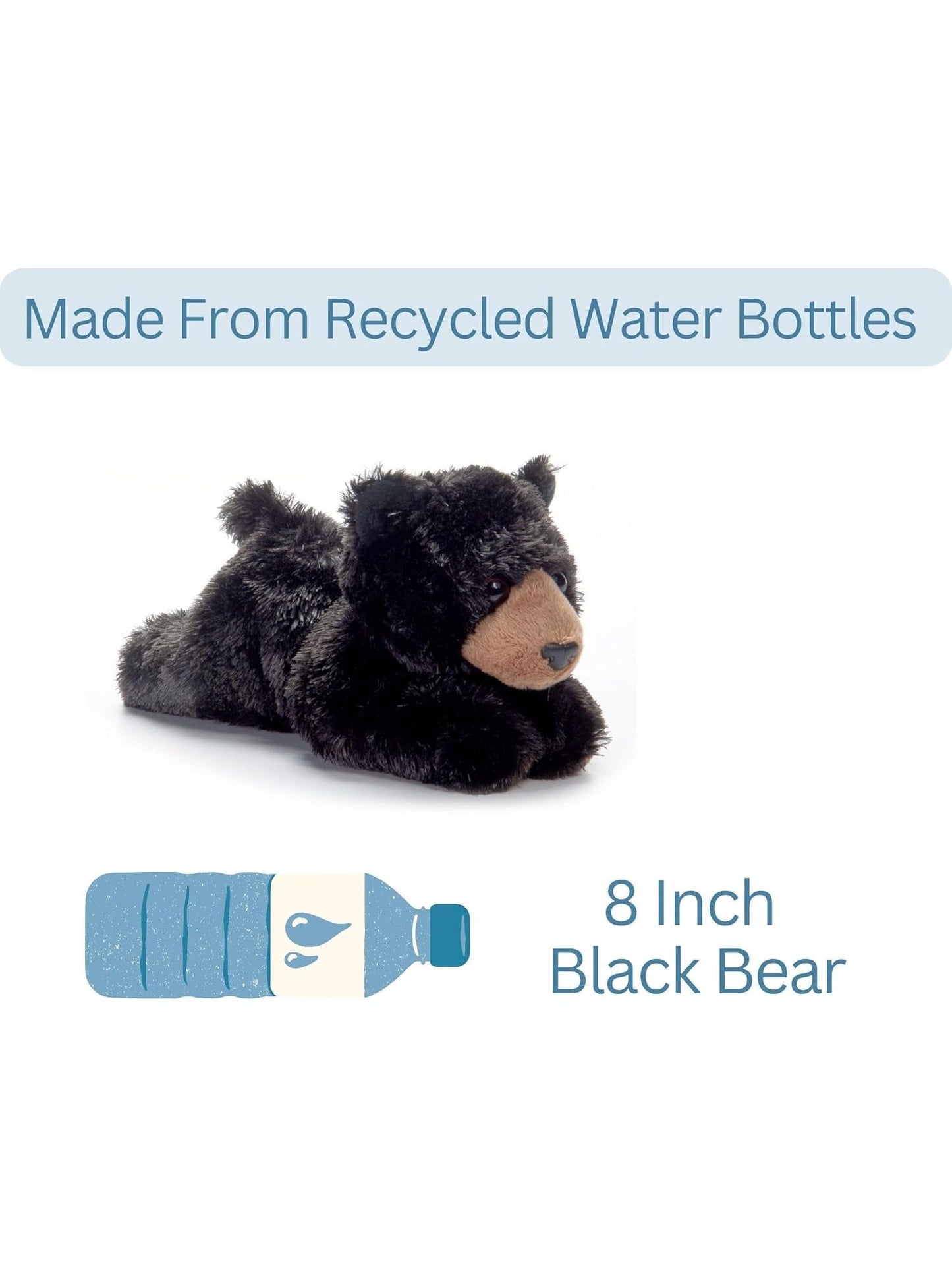 Zoologee- Scoopz Black Bear 8" 423900