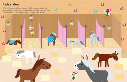 Sticker Book Horses &amp; Unicorns 555 Stickers Children's 391460