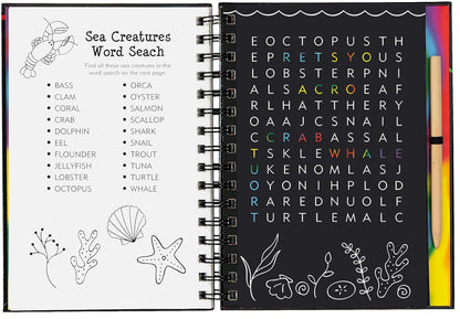 Scratch & Sketch Games & Puzzles Ocean World 26058