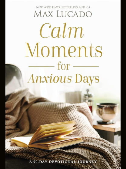 Devotional Book Calm Moments For Anxious Days Hard Cover