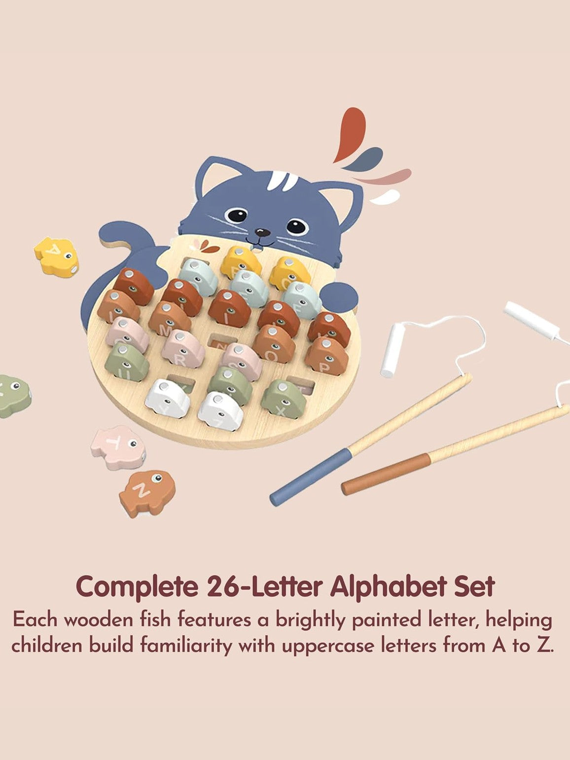 Fishing Wooden Alphabet Game SP1049