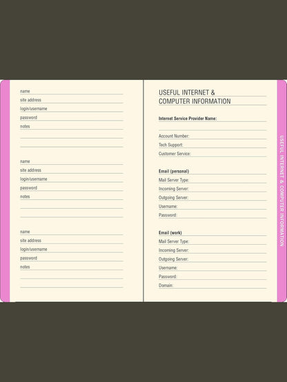 Address Book Peony Garden Log Book&nbsp; 4" x 5" 36095