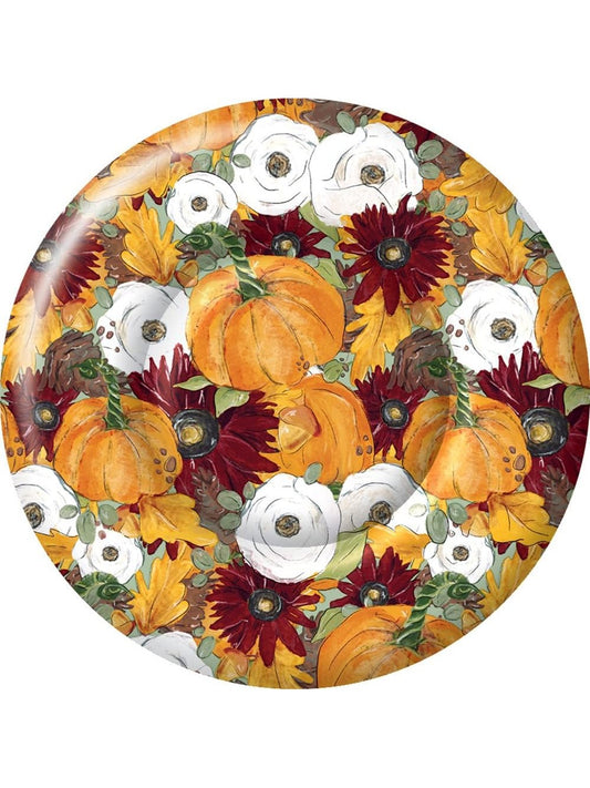Paper Plate Salad/Desert Fall Foilage 8pk 8" Pk940900 