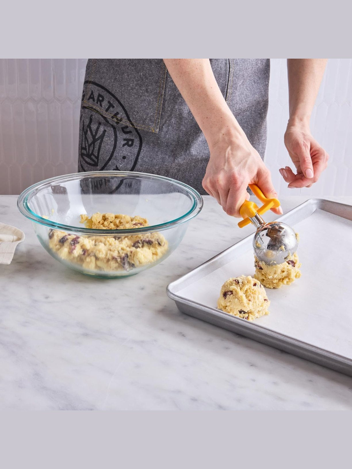 Cookie Scoop 4Tablespoon Size&nbsp; Orange 50671K