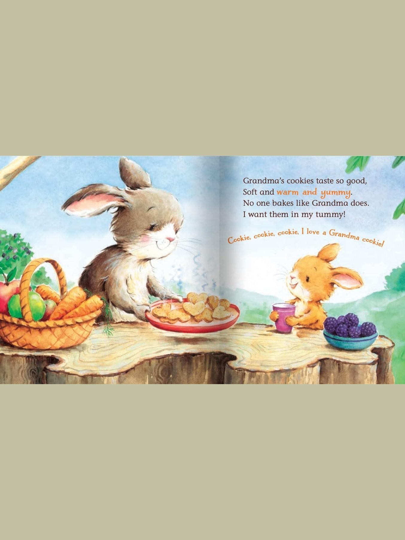 Book Children's Grandma Kisses Padded Hard Cover