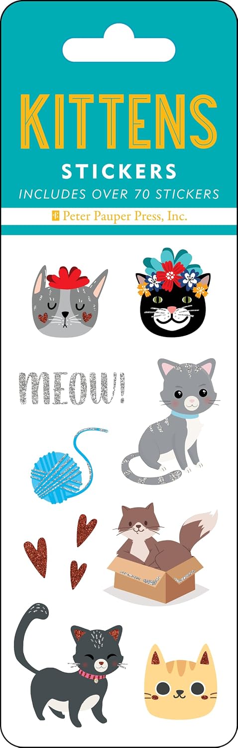 PeterPP- Sticker Set Kittens 74pc 340719