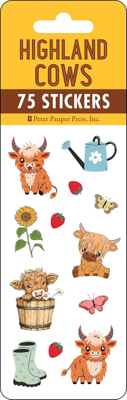 Sticker Set Highland Cow 70pc 347138