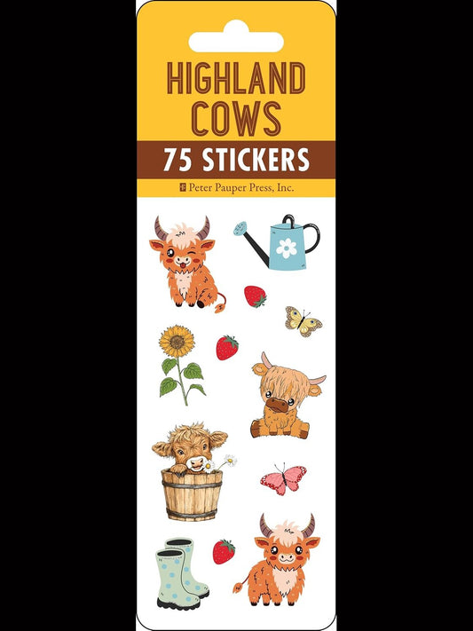Sticker Set Highland Cow 70pc 347138