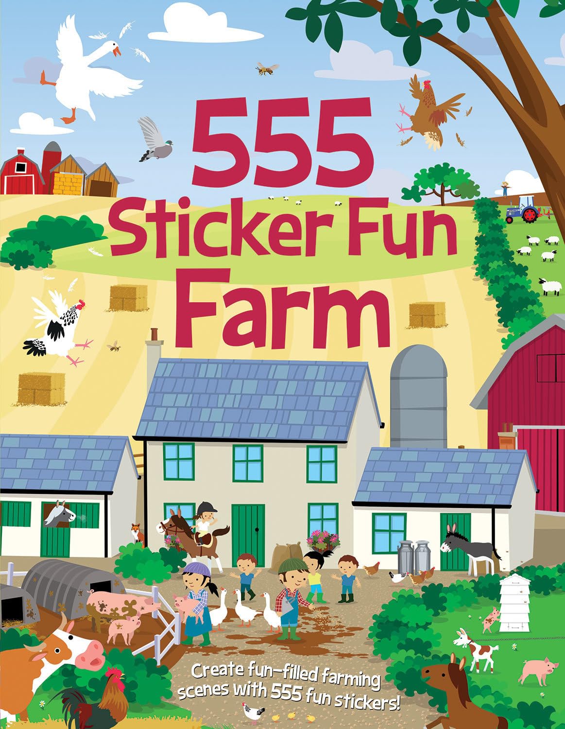 Sticker Book Farm Activity Book Children's 391462