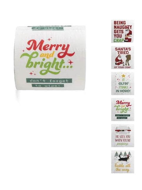 Toilet Paper North Pole Pluming 6 Styles Christmas XTP12