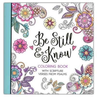 Journal Coloring Be Still & Know Clr049 