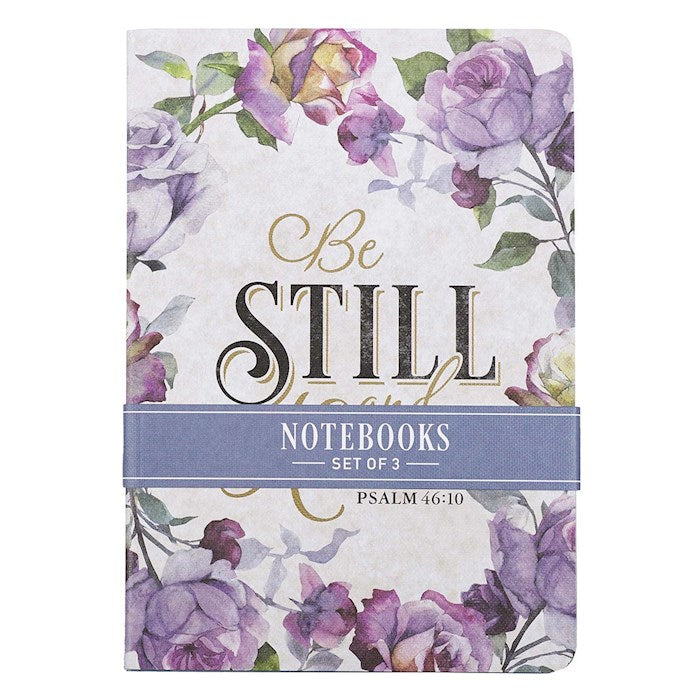 Notebook 3Pk Be Still & Know Nbs029 