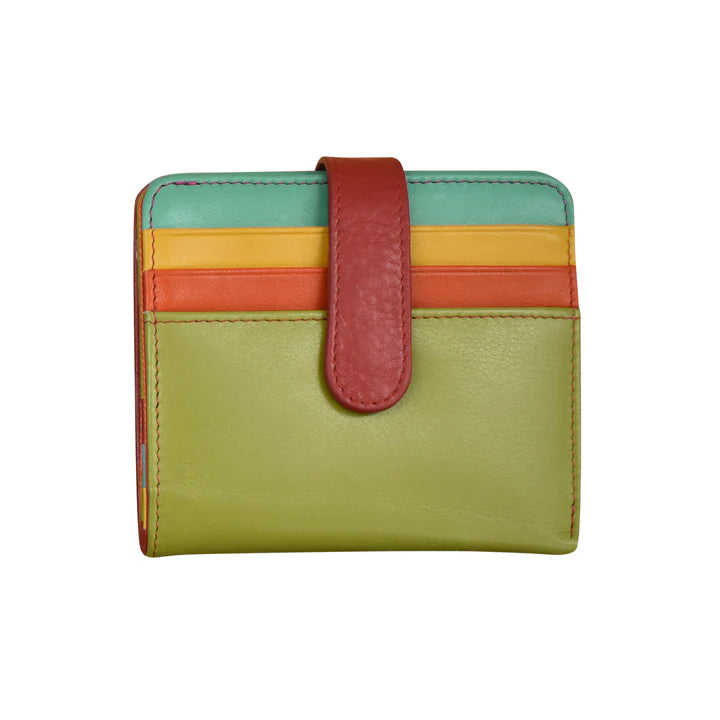 Wallet Small Bifold Citrus Leather RFID Blocking 7301 