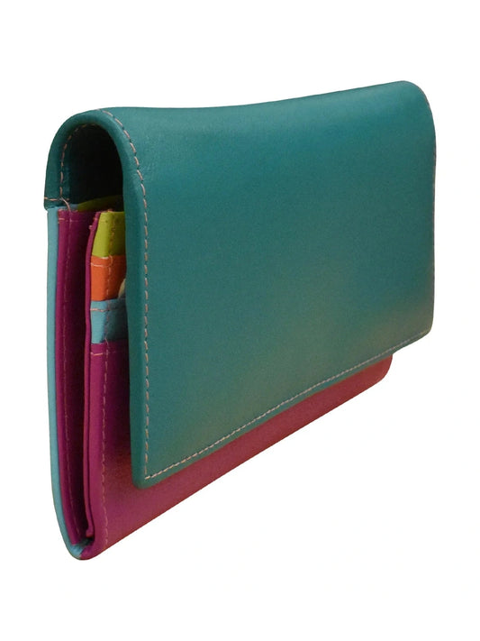 Paradise Multi-Rosemary-Rfid Leather Wallet 
