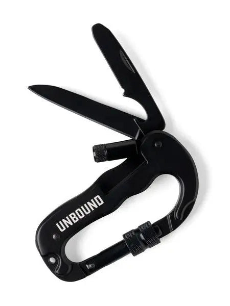Carabiner 6 In 1 Multi Tool Black Bhub12