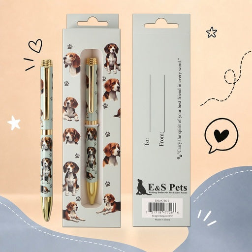 Pen Ball Point Beagle Gift Boxed 736-3