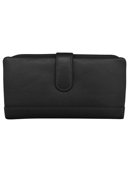 Wallet Smart Phone Black Rfid Leather 7420 