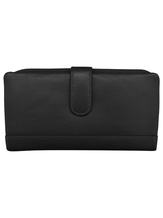 Wallet Smart Phone Black Rfid Leather 7420 