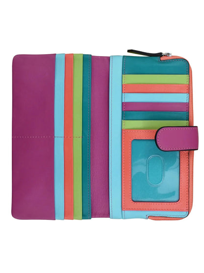Wallet Smart Phone Paradise Multi Rfid Leather 7420 
