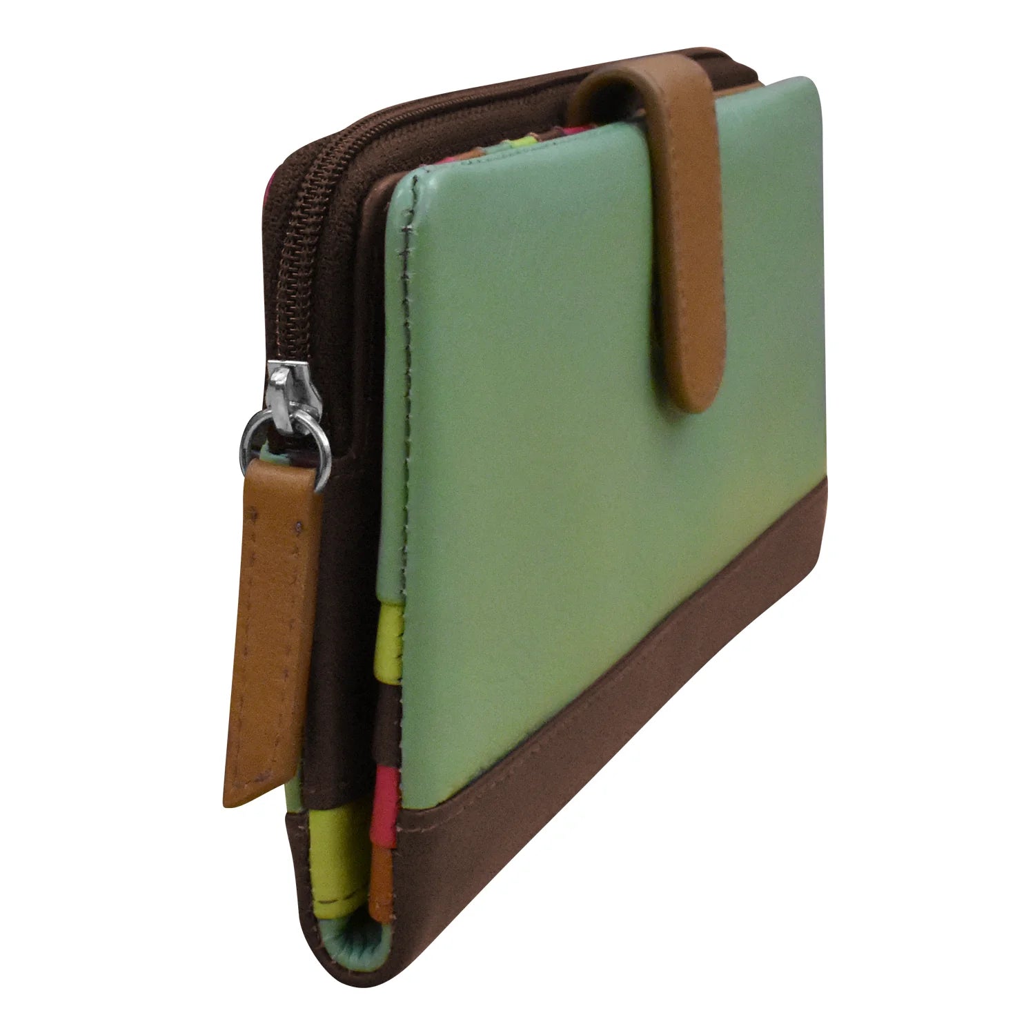 Sage Multi-Smart Phone -Rfid Leather Wallet 