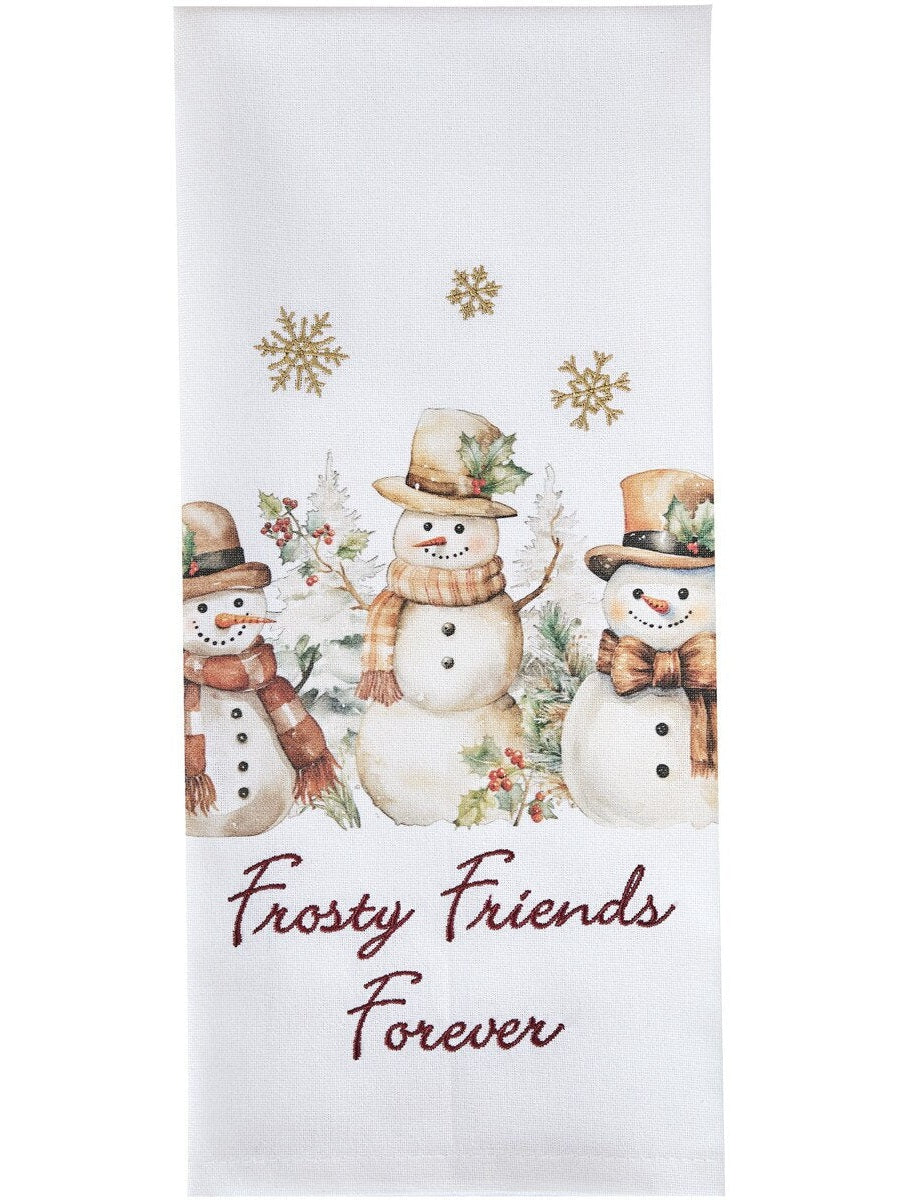 T Towel Frosty Friends Forever Christmas 7499-338