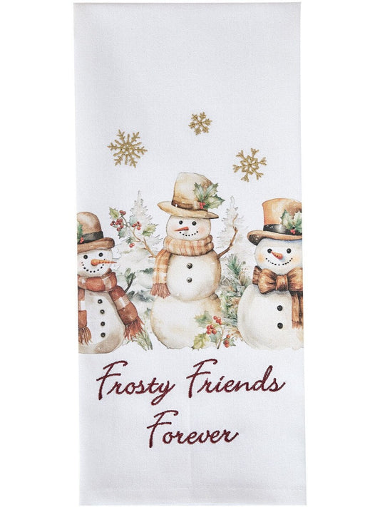 T Towel Frosty Friends Forever Christmas 7499-338