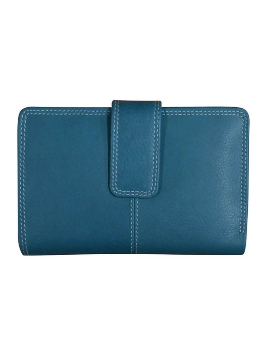 Midi Wallet Jeans Blue Leather 7826 