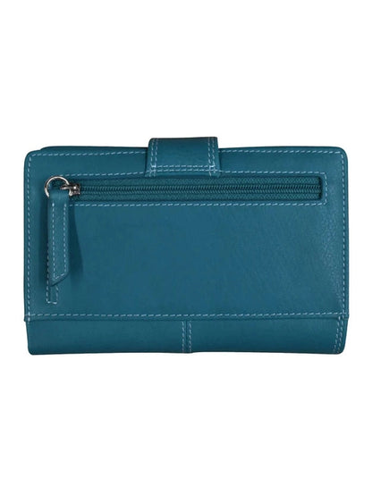 Midi Wallet Jeans Blue Leather 7826 