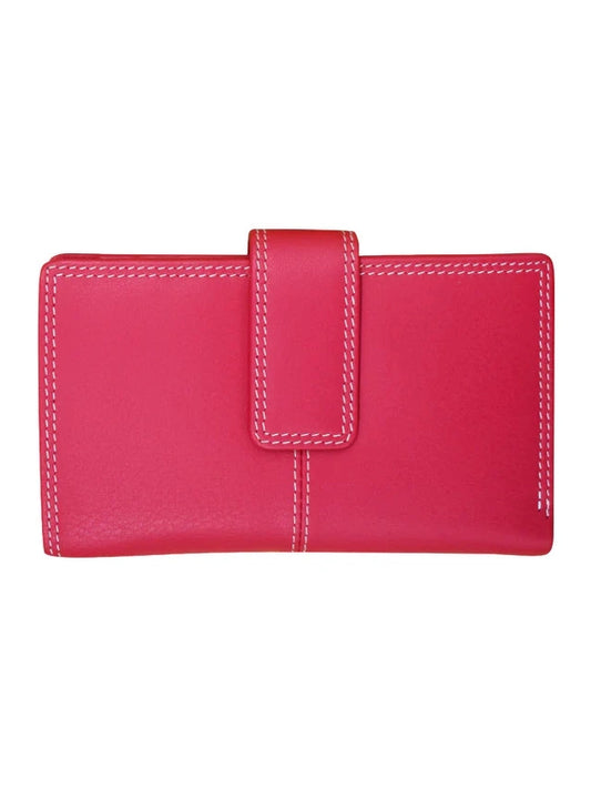 Midi Wallet Indian Pink Leather 7826 