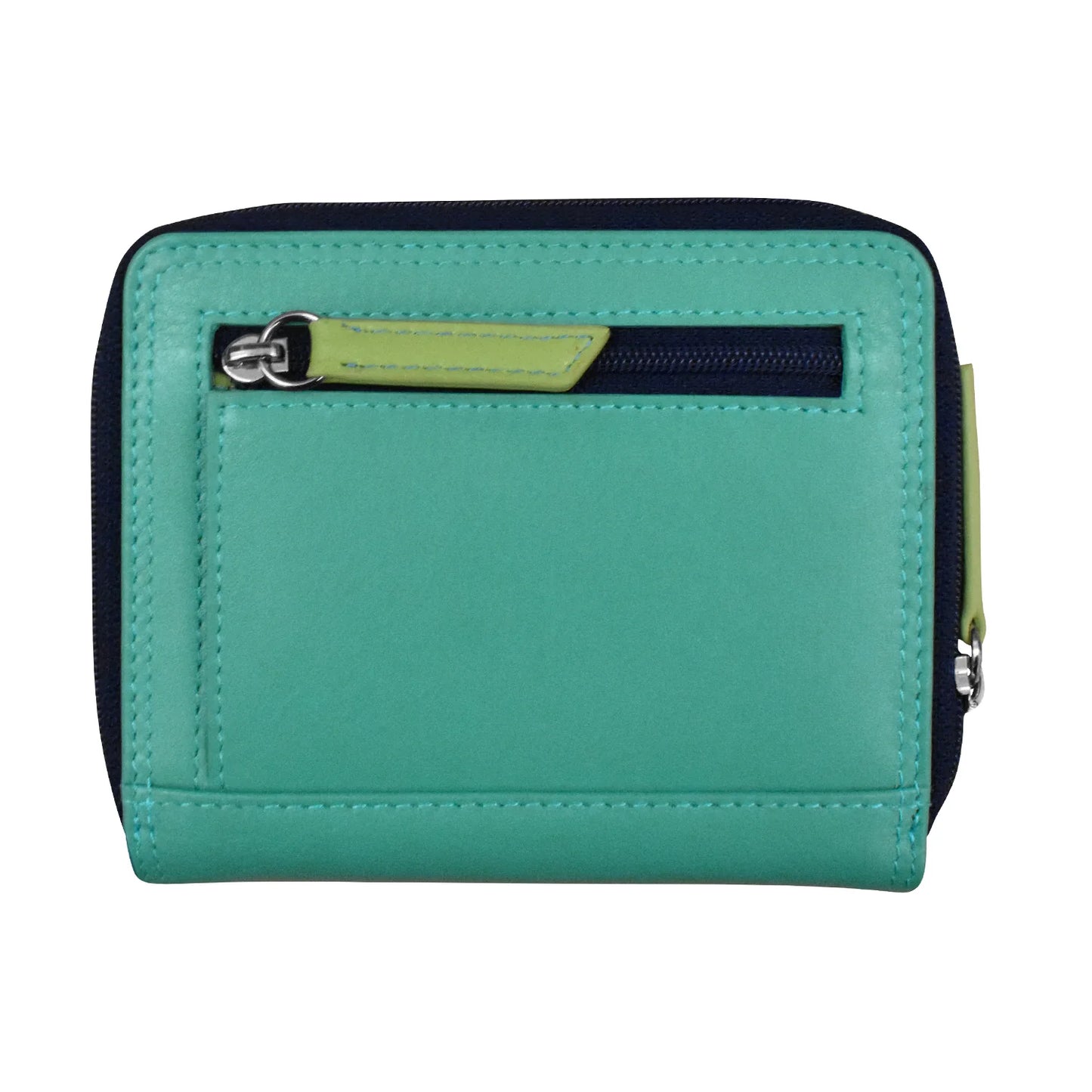 Serenity Multi-Small Zip Rfid Leather Wallet 