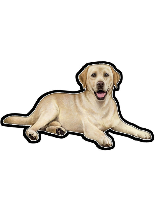 Vinyl Sticker&nbsp; Labrador Yellow Dog 788-20