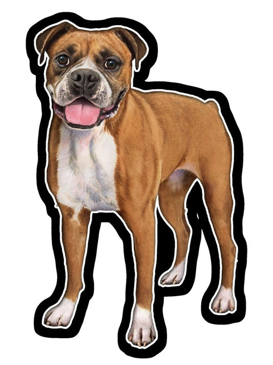 Vinyl Sticker&nbsp; Boxer Uncropped Dog 788-6