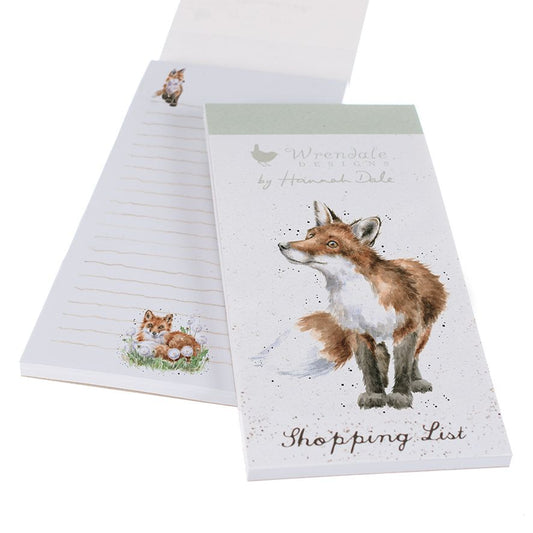 Shopping Notepad - SP031 - Bright Eyed Fox 